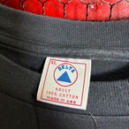 90s USA製 DELTA Marlboro ポケットTシャツ　黒　バックプリント　タバコTシャツ