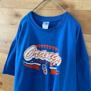 【GILDAN】フットボール football プリント Tシャツ X-Large オーバーサイズ US古着 アメリカ古着