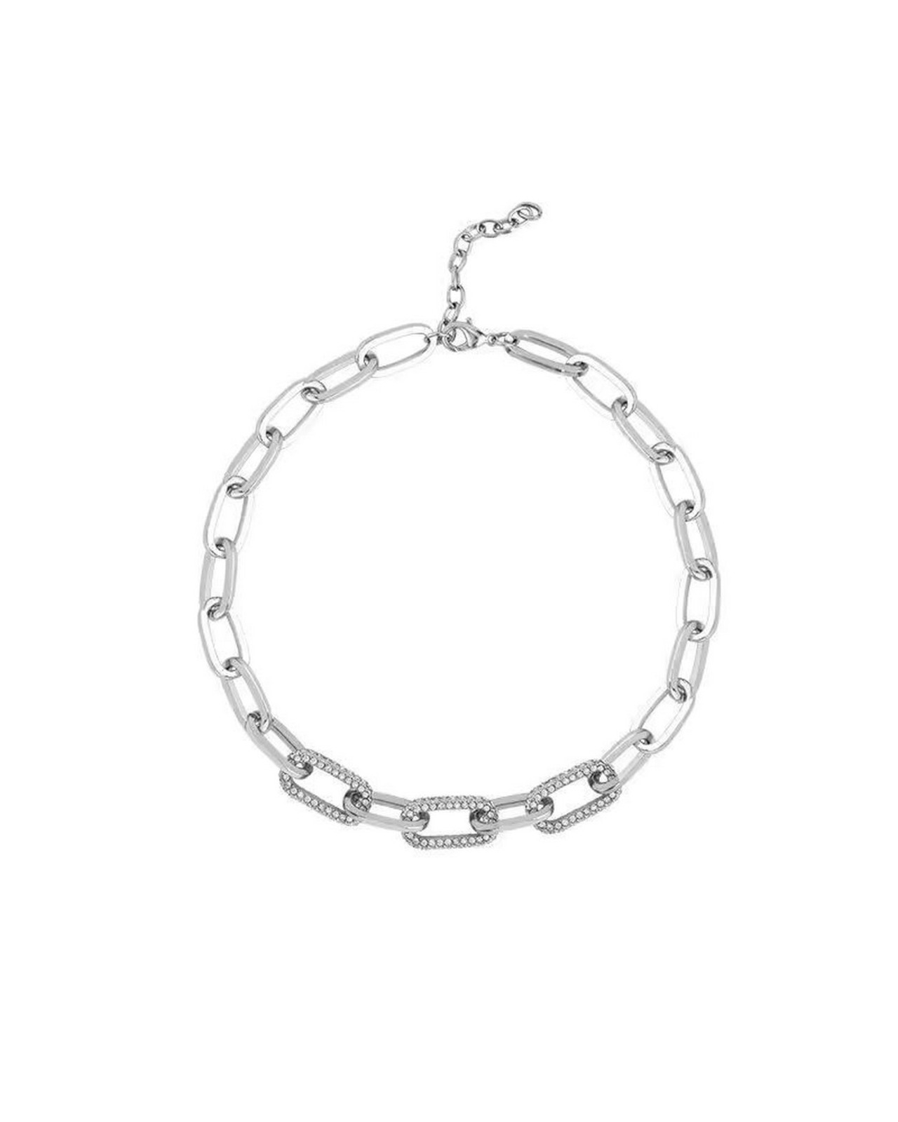 ビジューリンクチェーンネックレス 2color A0177 - 8