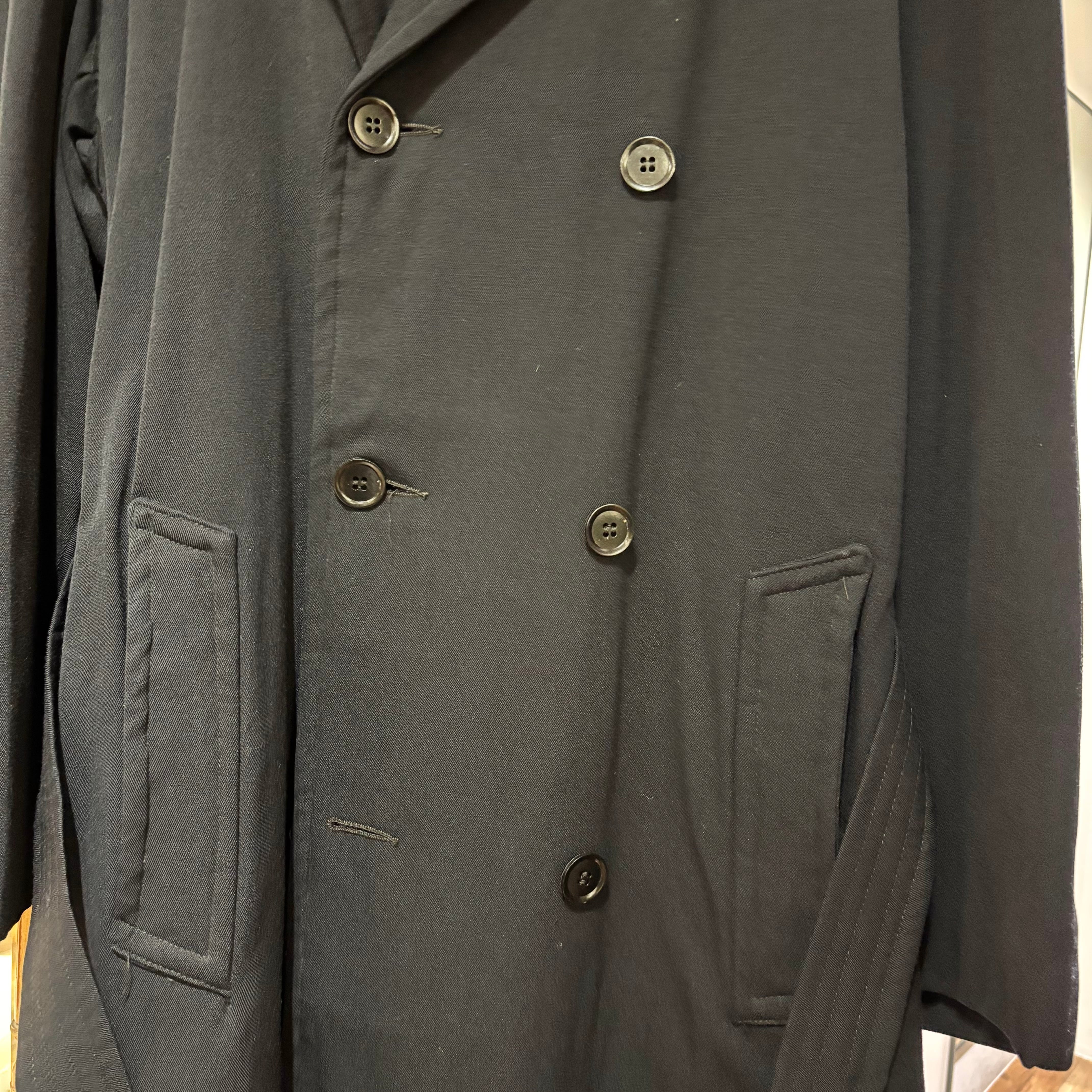OLD ROYAL NAVY×SHAMBA DOUBLE BREASTED COAT | STRAYSHEEP ONLINE
