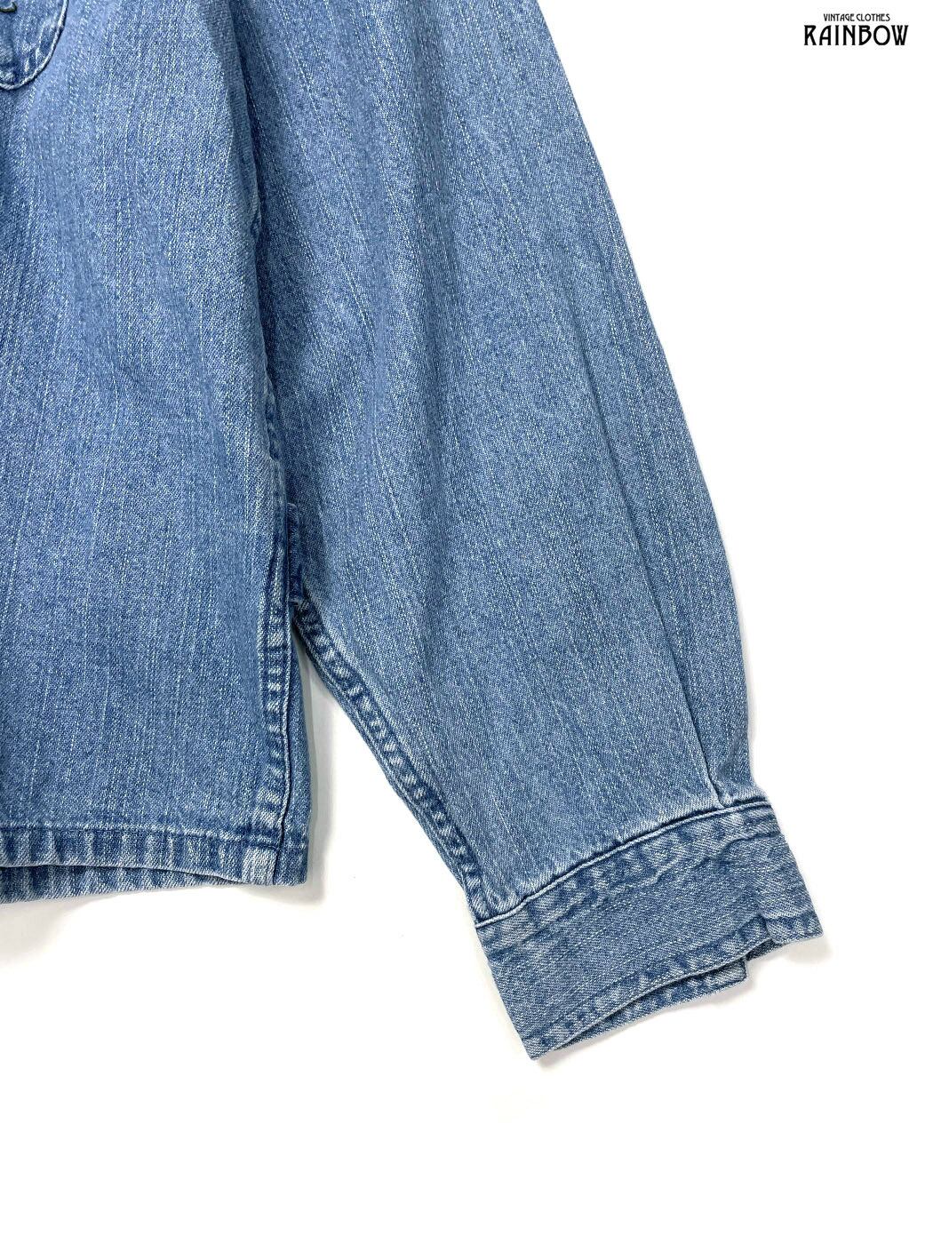 90s Vintage Cristopher&Banks ロング デニムコート 海外古着希少