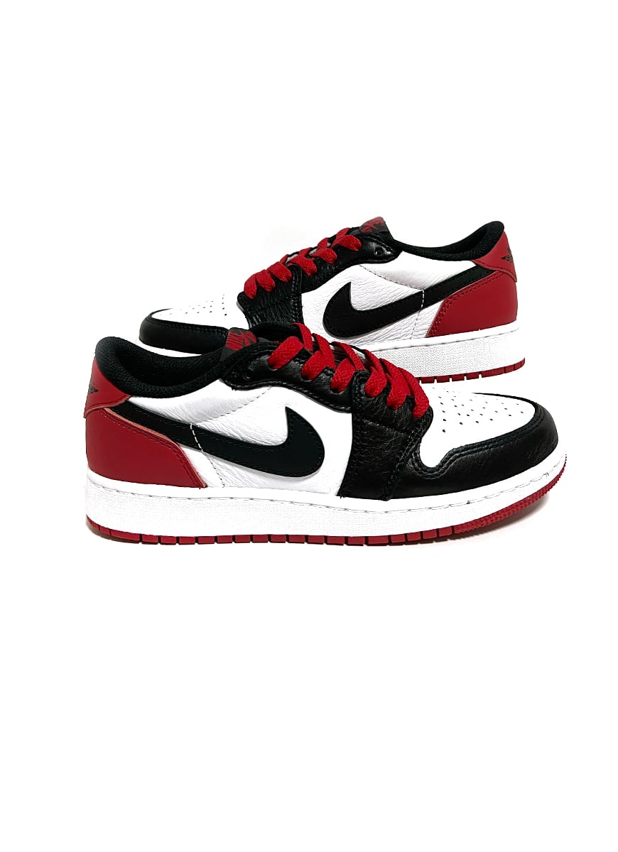 Nike GS Air Jordan 1 Retro Low Black Toe