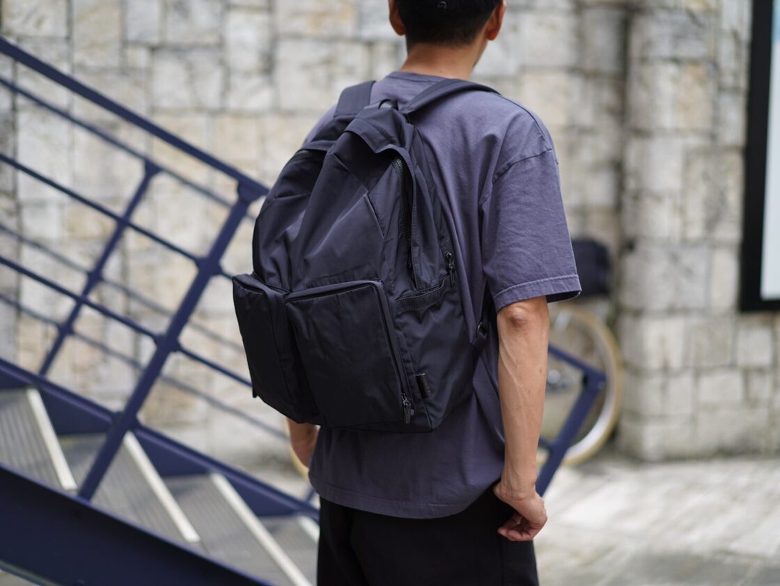 AMIACALVA(アミアカルヴァ) / RESTOCK Gabardine Backpack - BLACK 
