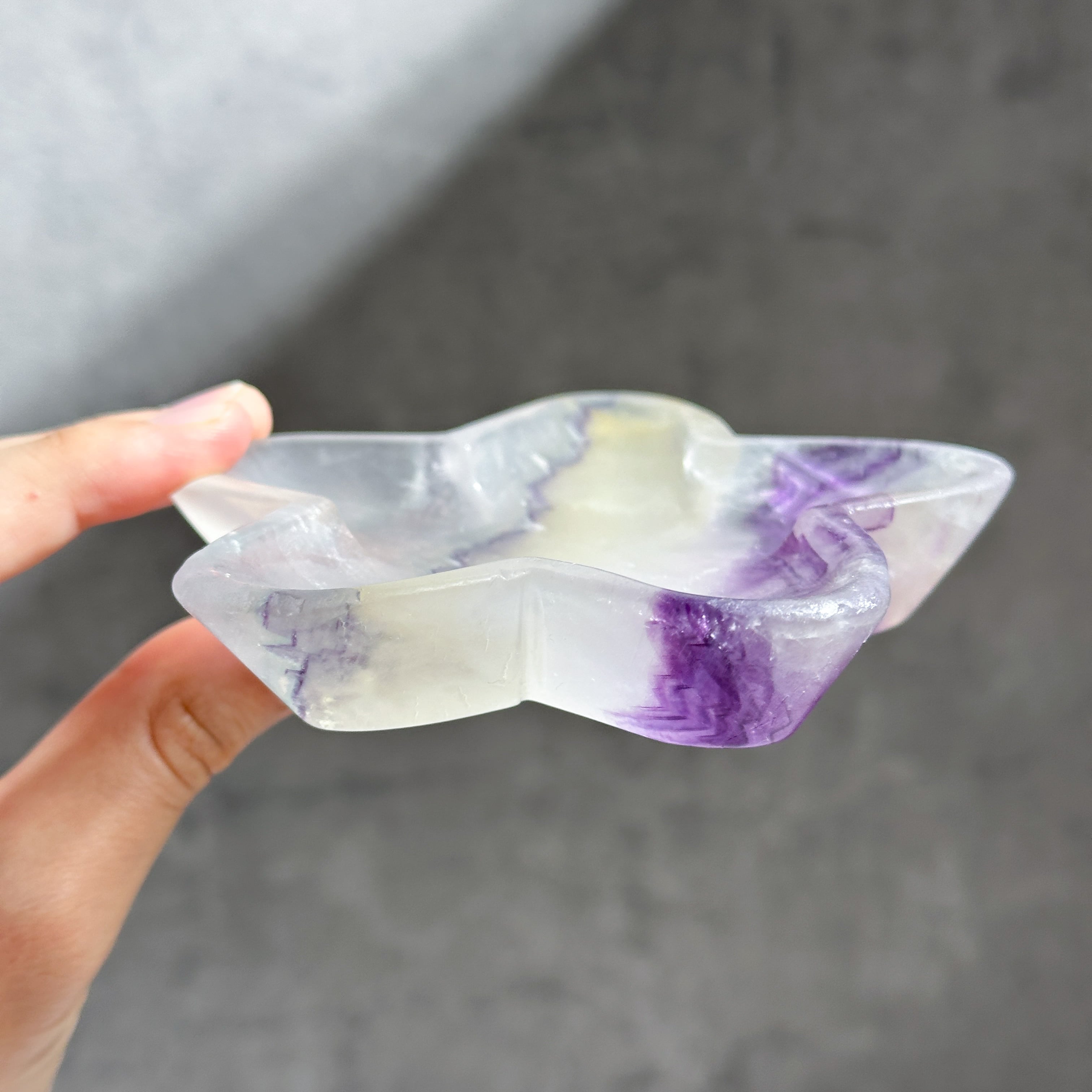 レインボーフローライト星型のうつわ01◇ RainbowFluorite ◇天然石