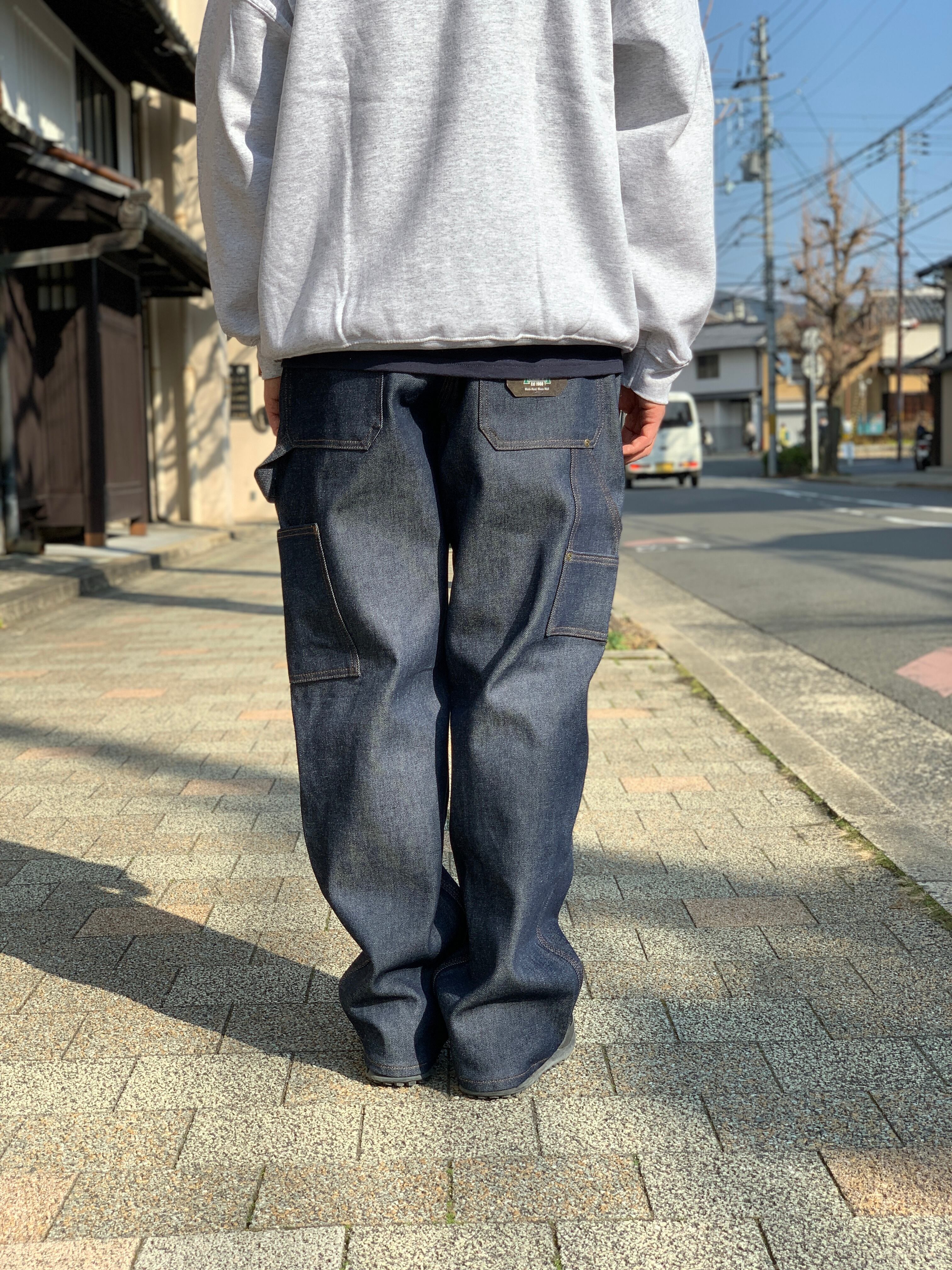 KEY INDUSTRIES / Double Front Denim Logger Dungaree (Denim) | BENCH