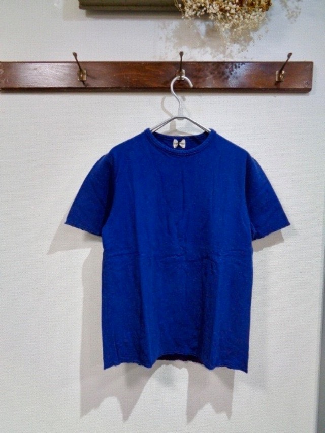 LOOP&WEFT・TUCK STITCH RIBBED MILITARY CREWNECK・フレンチネイビー