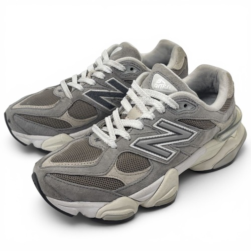 【NEW BALANCE】U9060GRY スニーカー シューズ 23cm 灰/GRAY スエード メッシュ 990 860 ランニング 厚底 ダット ニューバランス