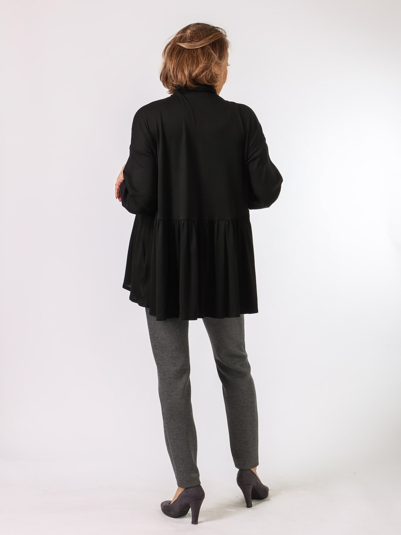 BRAHMIN(切り替えフレアートップス)