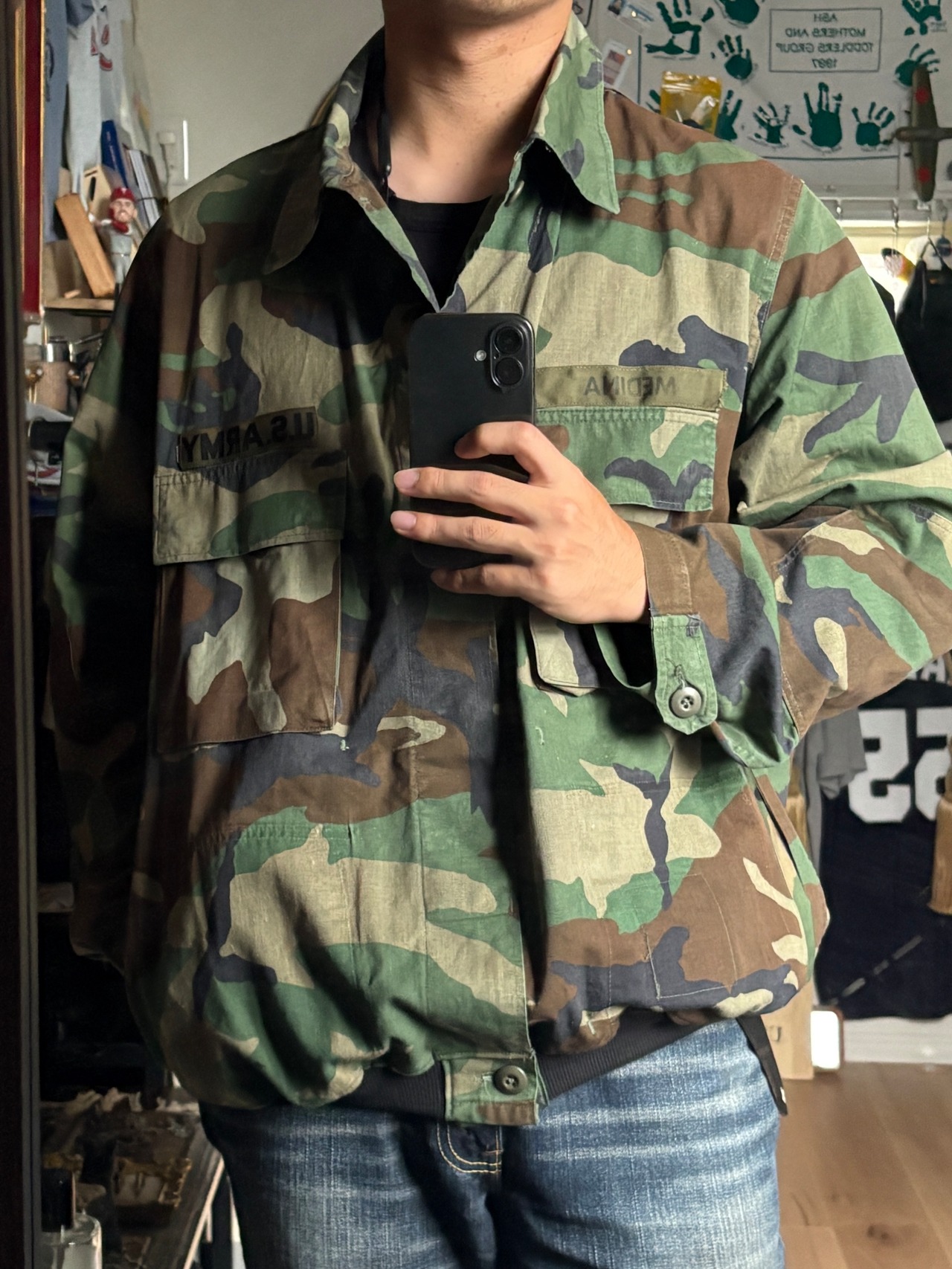 U.S.Army Military / Utility Jacket / REMAKE