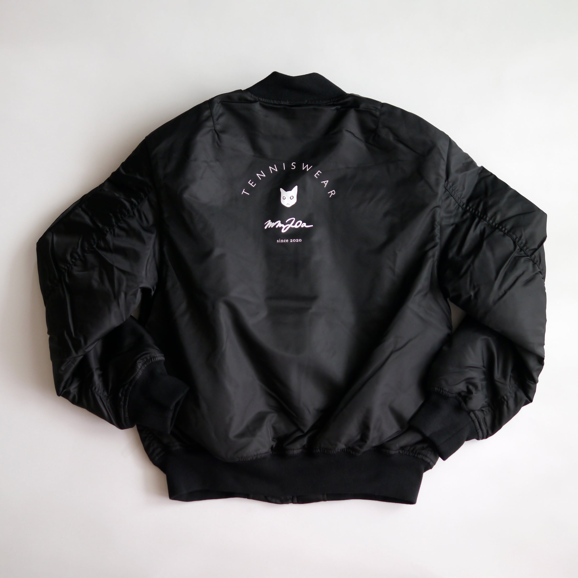 黒猫.MA-1ジャケット_ブラック | MM20a TENNIS WEAR 黒猫.MA-1ジャケット_ブラック | MM20a TENNIS WEAR