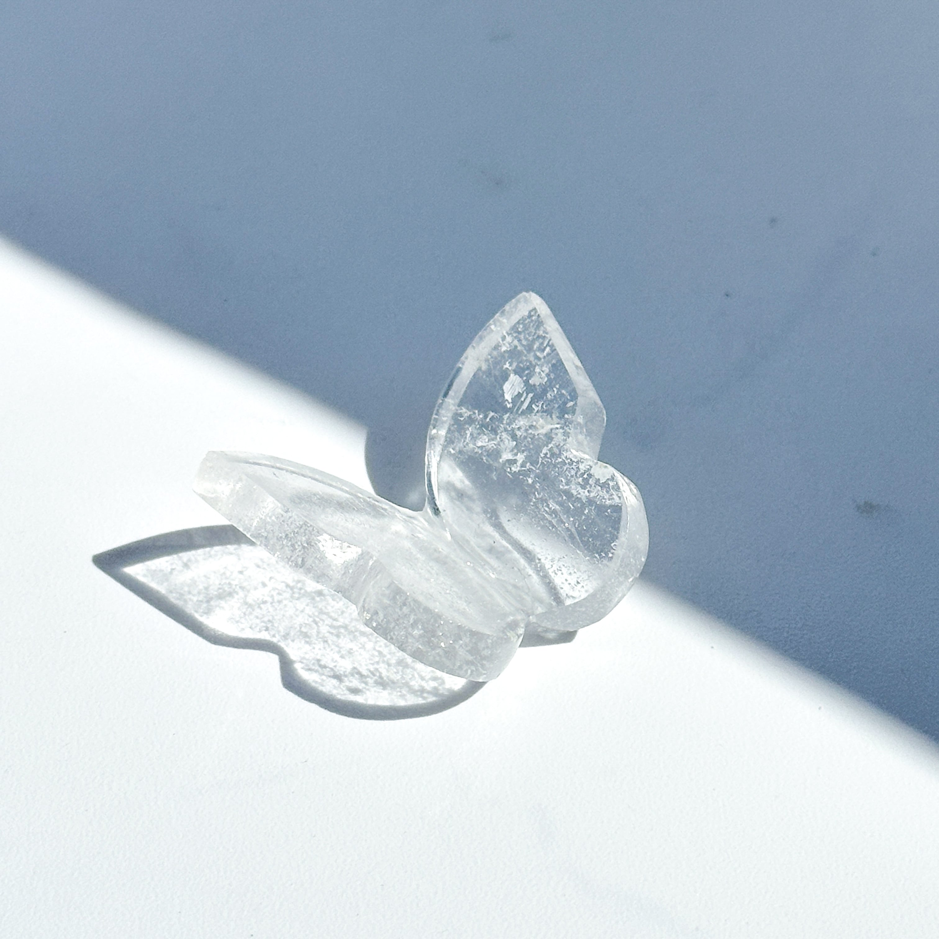 クリアクォーツ 3D蝶 13◇ Clear Quartz Butterfly ◇天然石・鉱物・パワーストーン・インテリア