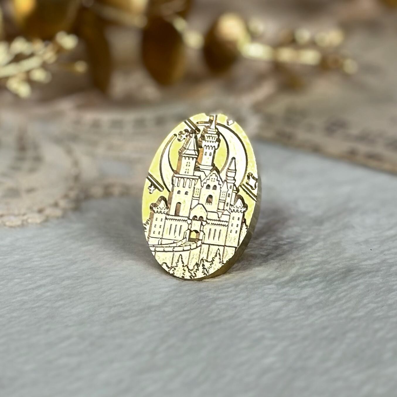 【縦30㎜×横20㎜】キャッスル2【スタンプヘッド】#SWH-66