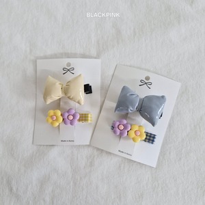 [BLACKPINK] Accessory) Chubby Flower 2-Piece Set-up / [블랙핑크] 악세)통통플라워2종세트