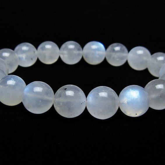 ムーンストーン ブレスレット 12mm 一点物 メール便可 [M便 1/10] 111-44901