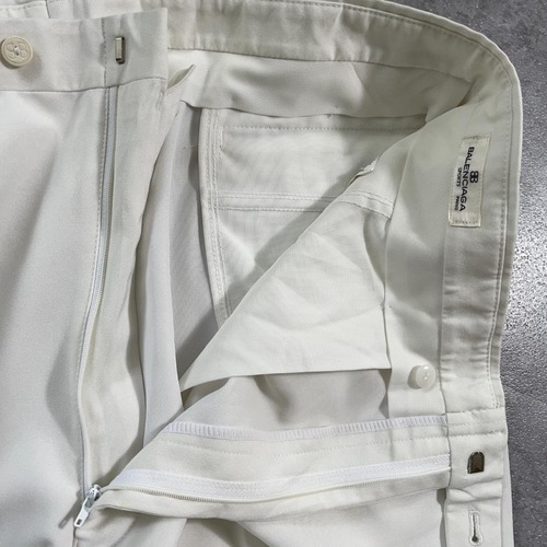 90s BALENCIAGA SPORTS ホワイト ツータック slacks 詳細写真7
