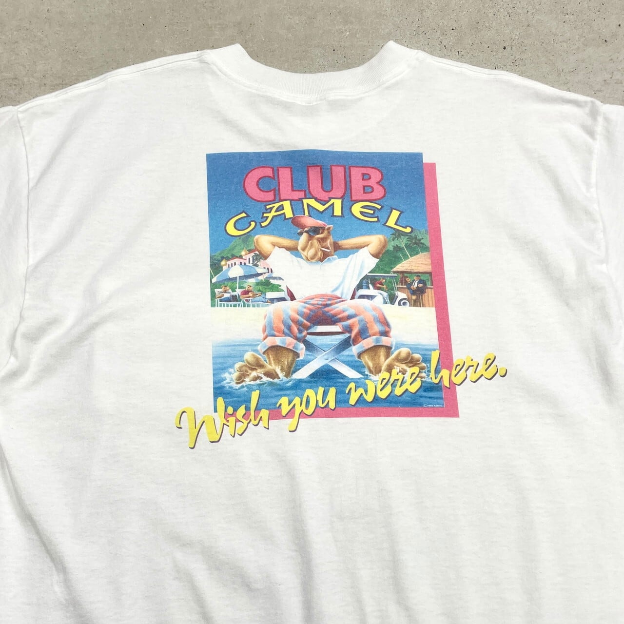 90年代 USA製 CAMEL キャメル タバコ アドバタイジングプリントTシャツ