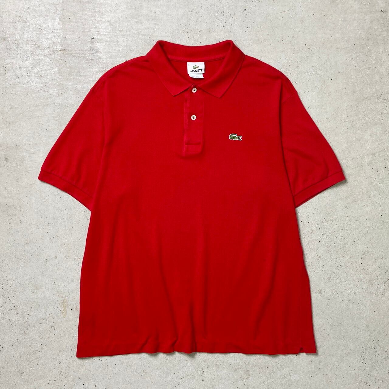 LACOSTE フレンチラコステ 鹿の子 ポロシャツ メンズL相当 古着 ワン