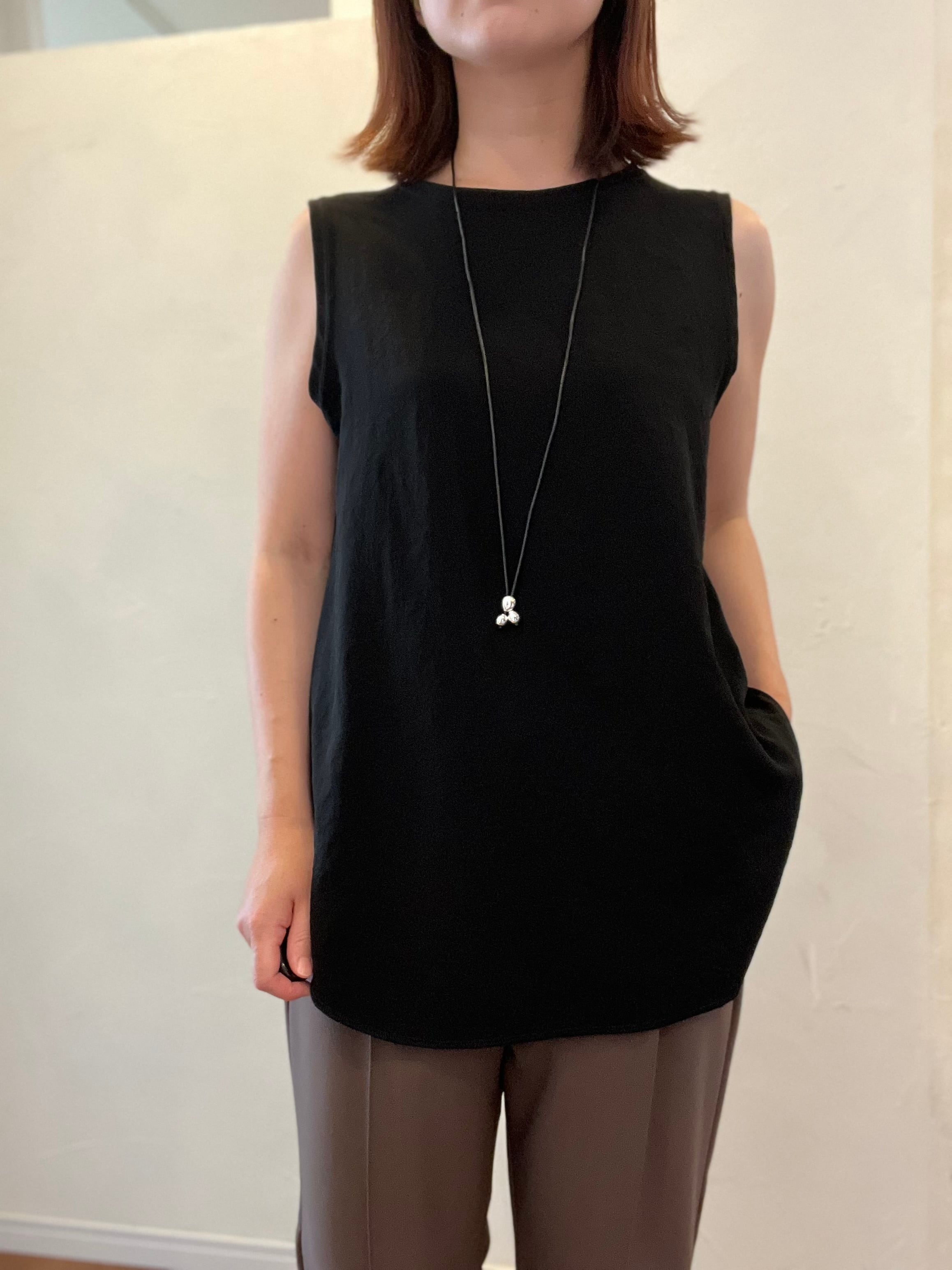 新色追加【dolly-sean/ヤマトドレス】ジョーゼットラウンドヘムタンクトップ　M8522