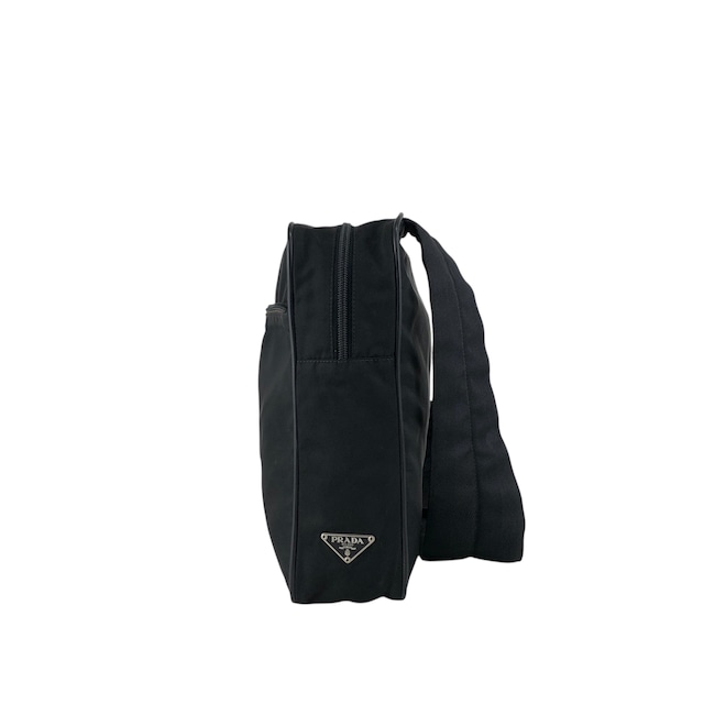 PRADA プラダ ボディバッグ ブラック トライアングルロゴ ナイロン vintage ヴィンテージ オールド p8ymye