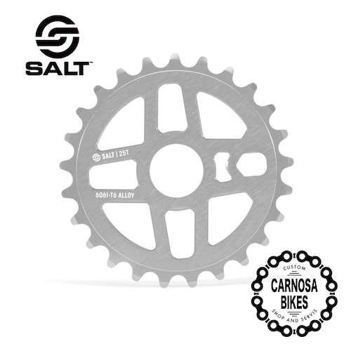 【SALT】PRO SPROCKET [プロスプロケット] 25T Silver-Polished