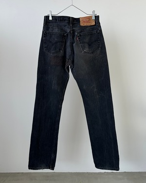 -Levi's- Vintage 90s W32L34 501 Black Denim Pants made in USA