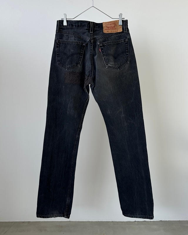 -Levi's- Vintage 90s W32L34 501 Black Denim Pants made in USA