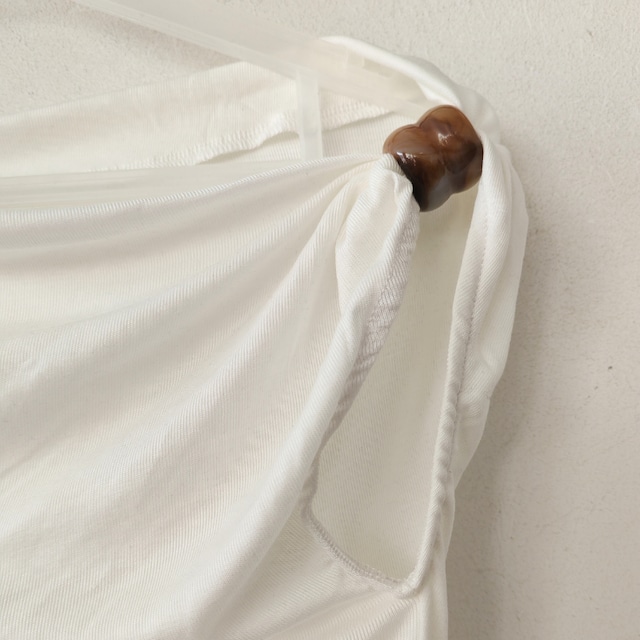 ワンショルダー アシンメトリー デザイントップス 4col D00419