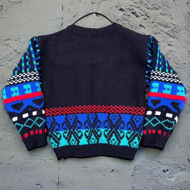 【KIDS】vintage colorful knit size:2歳〜4歳