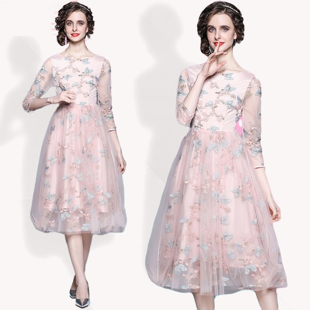 送料無料 D928 バタフライ 刺繍 フレア レース ワンピース ピンク ペールカラー シャーベットカラー チョウチョ 蝶々 刺繍 バタフライ刺繍 総刺繍 長袖 ハーフスリーブ 7分袖 チュール 花刺繍 総刺繍 裏地あり ロングワンピース マキシワンピース インポート 送料無料 D928 バタフライ 刺繍 フレア レース ワンピース ピンク ペールカラー シャーベットカラー チョウチョ 蝶々 刺繍 バタフライ刺繍 総刺繍 長袖 ハーフスリーブ 7分袖 チュール 花刺繍 総刺繍 裏地あり ロングワンピース マキシワンピース インポート