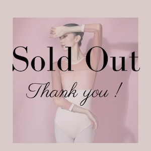 Coral Orange ロングスリーブ バレエレオタード