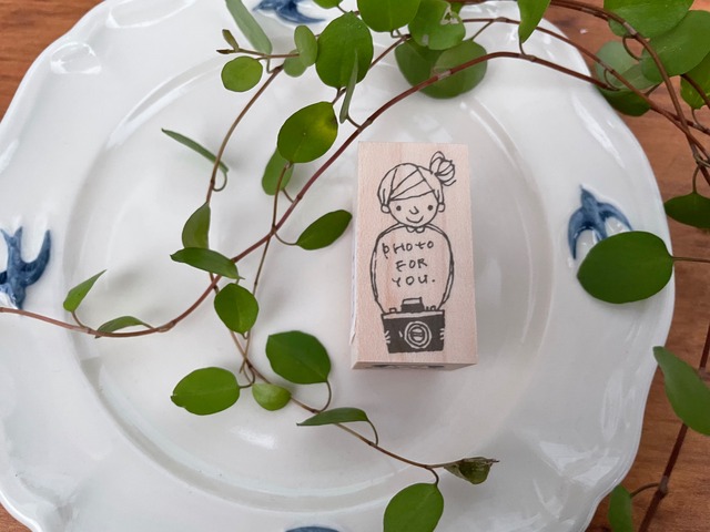 BOUSスタンプ Photo for you*おだんごちゃんとカメラ!