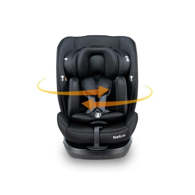 Jovikids チャイルドシート ISOFIX、 0か月~12歳頃 360°回転式 i-Size