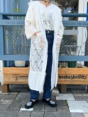【KOH ISHIGURO】Three types of lace on sailor collar "haori"