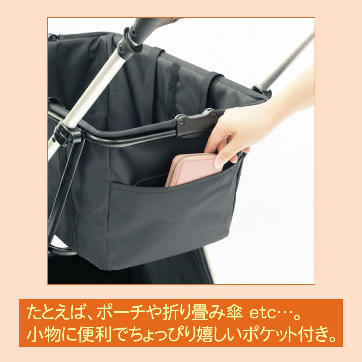 折りたたみ式 ブラック ショッピングカート MiMoCa ショッピングカート 折りたたみ コンパクト 軽量 4輪 袋詰め