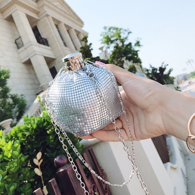 レディースサマーチェーン 夏物 メッセンジャーバッグ 手作りハンドバック14714985604