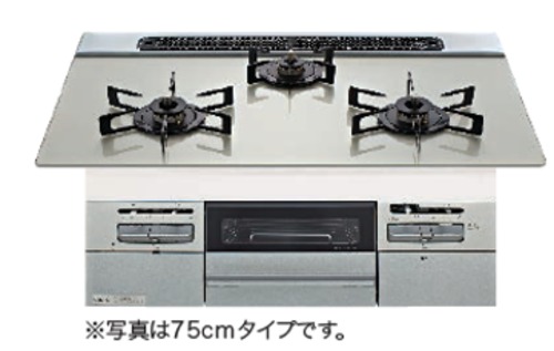 【ノーリツ】ビルトインコンロ ガラストップ ファミ 60cm N3WV6RWTP2SI※送料込・税込価格
