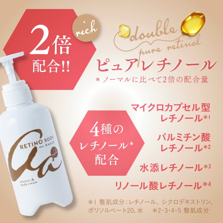 モンバーチェ レチノボディ リッチ 400g | ドクタースパ・クリニック