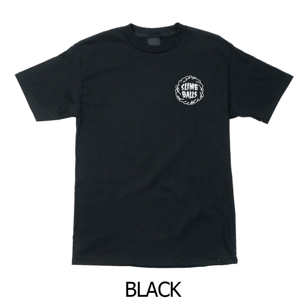 SLIME BALLS S/S-T MONO SPLAT 22SP BLACK GOLD サンタクルーズ