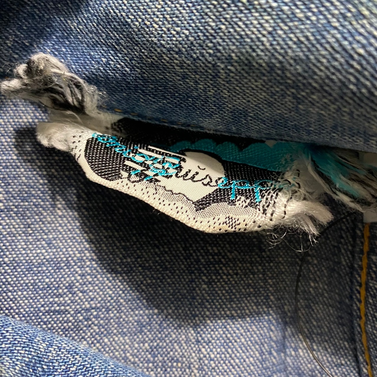 vintage 1970’s ANTONIO GUISEPPE craft denim jacket