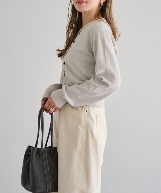 クロスボタンカーデ