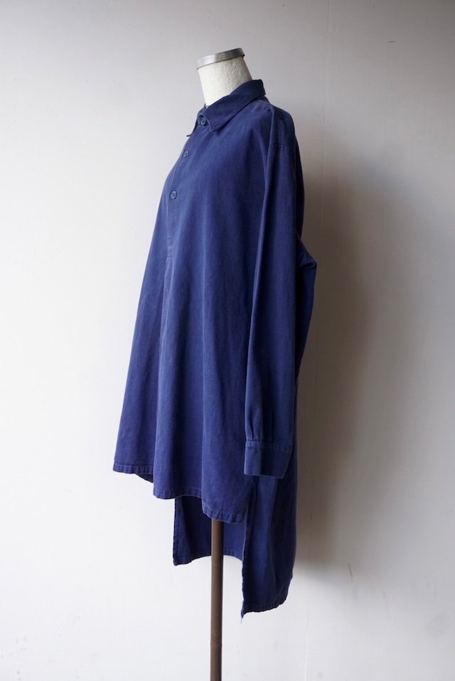 【monoya】french work grandpa shirt