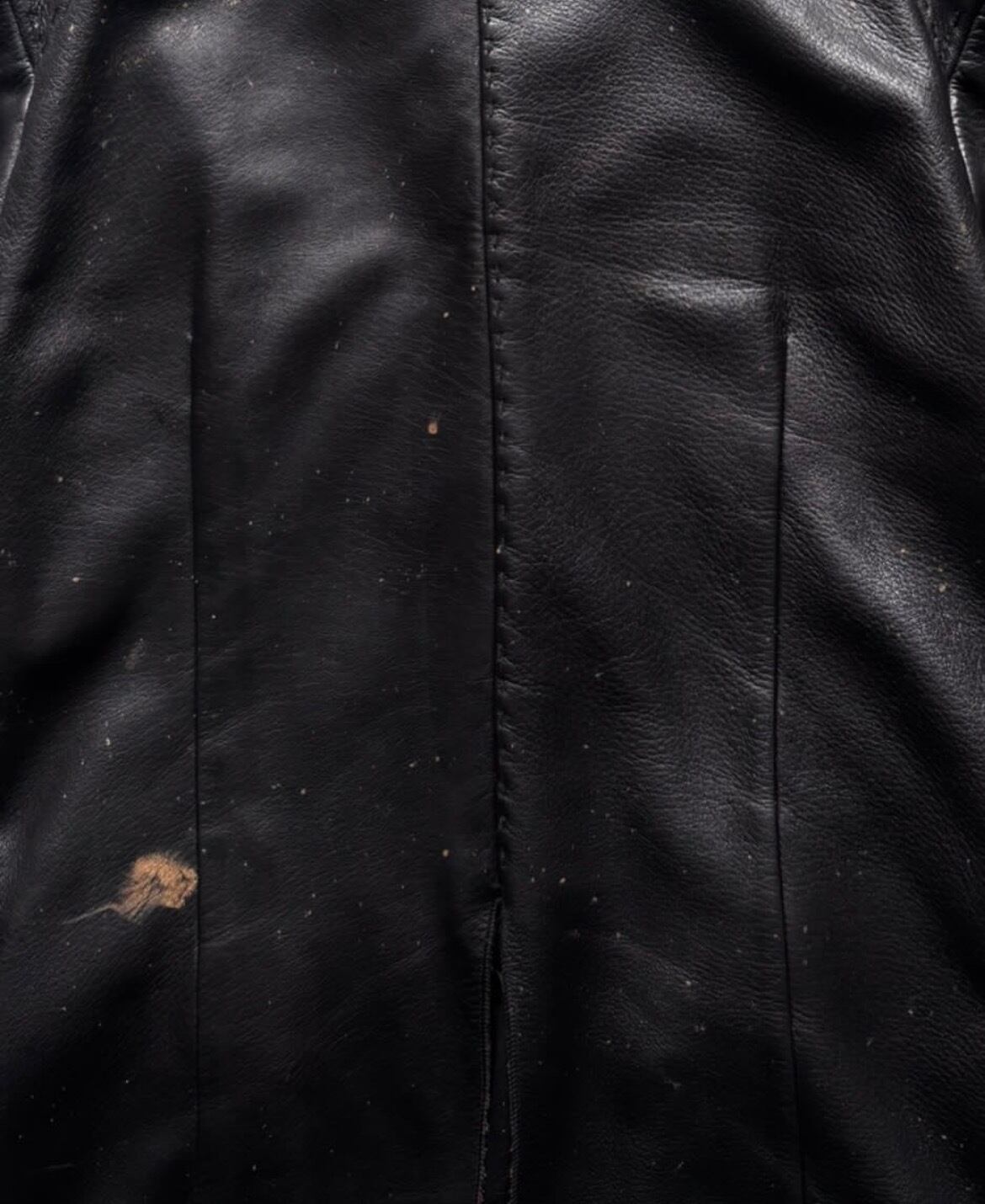 F/W2008 Yohan Serfaty - frayed hem deerskin leather jacket | lev
