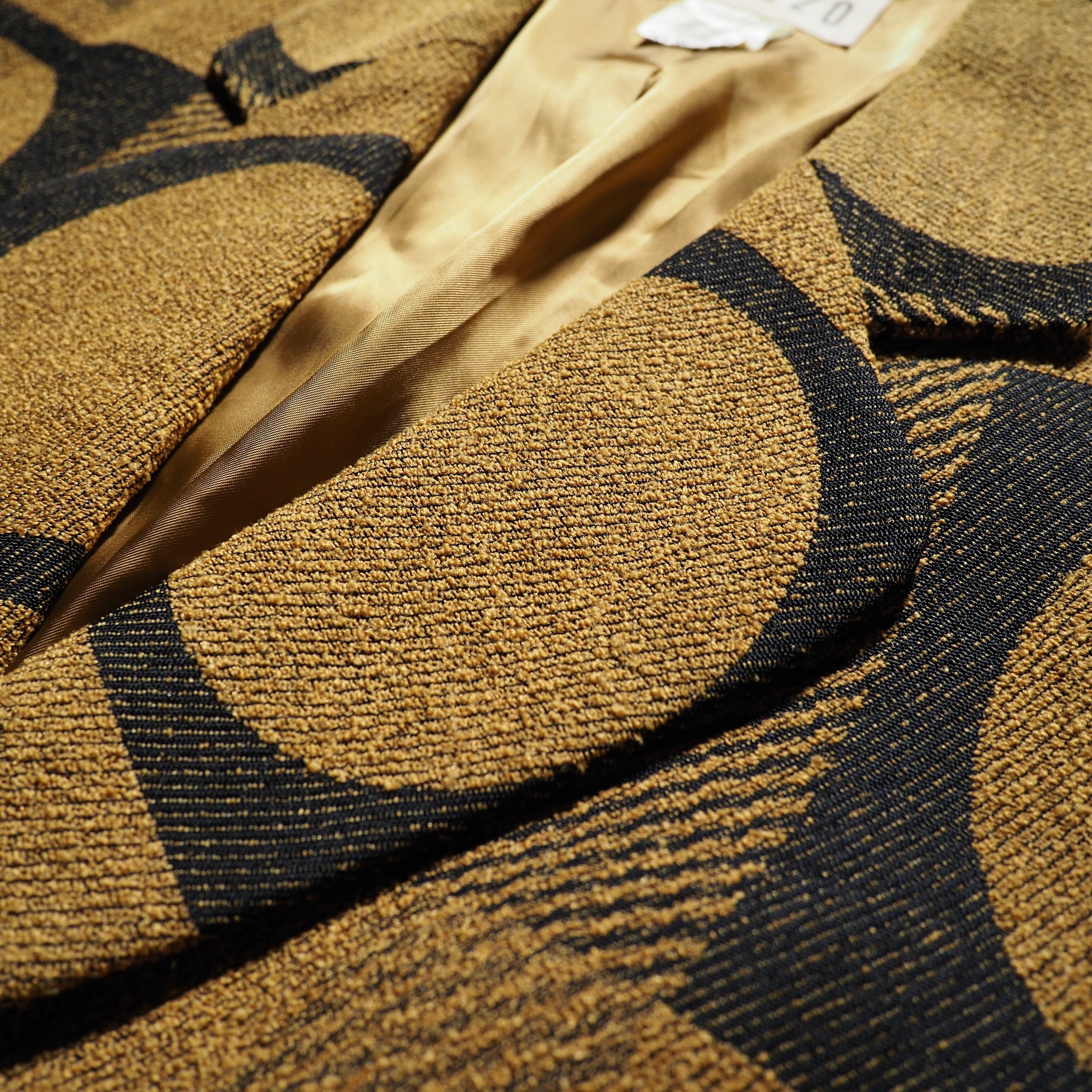 1980 - 90s ” Old TAKEZO ” Modern Contemporary art Embroidery vintage Tailored jacket