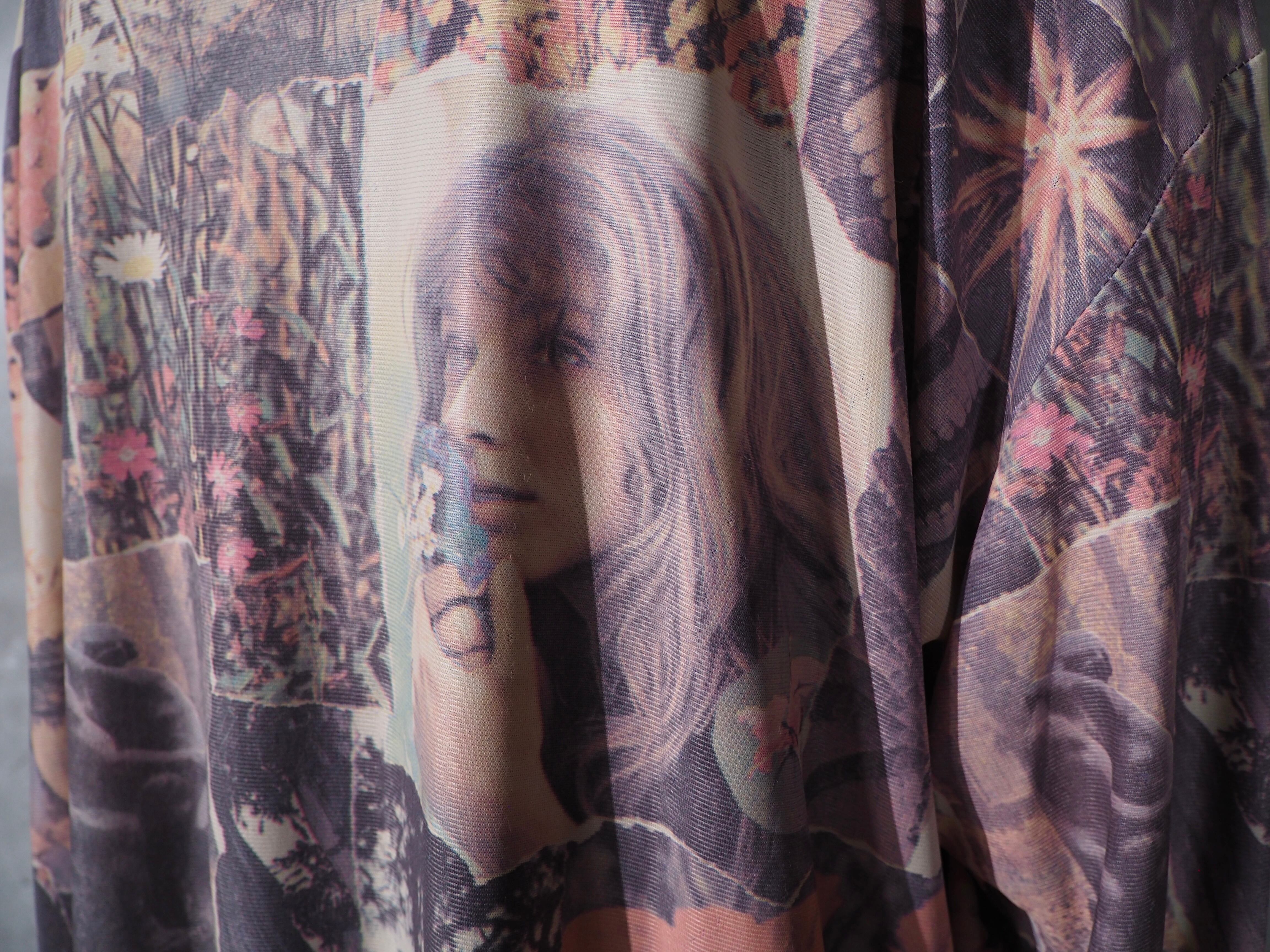 1970s Designer photo printed Design vintage shirt