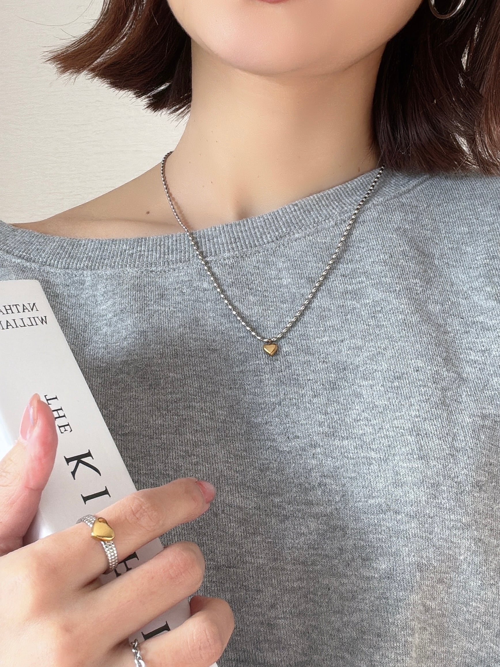 MSAハートチャームネックレス | joie