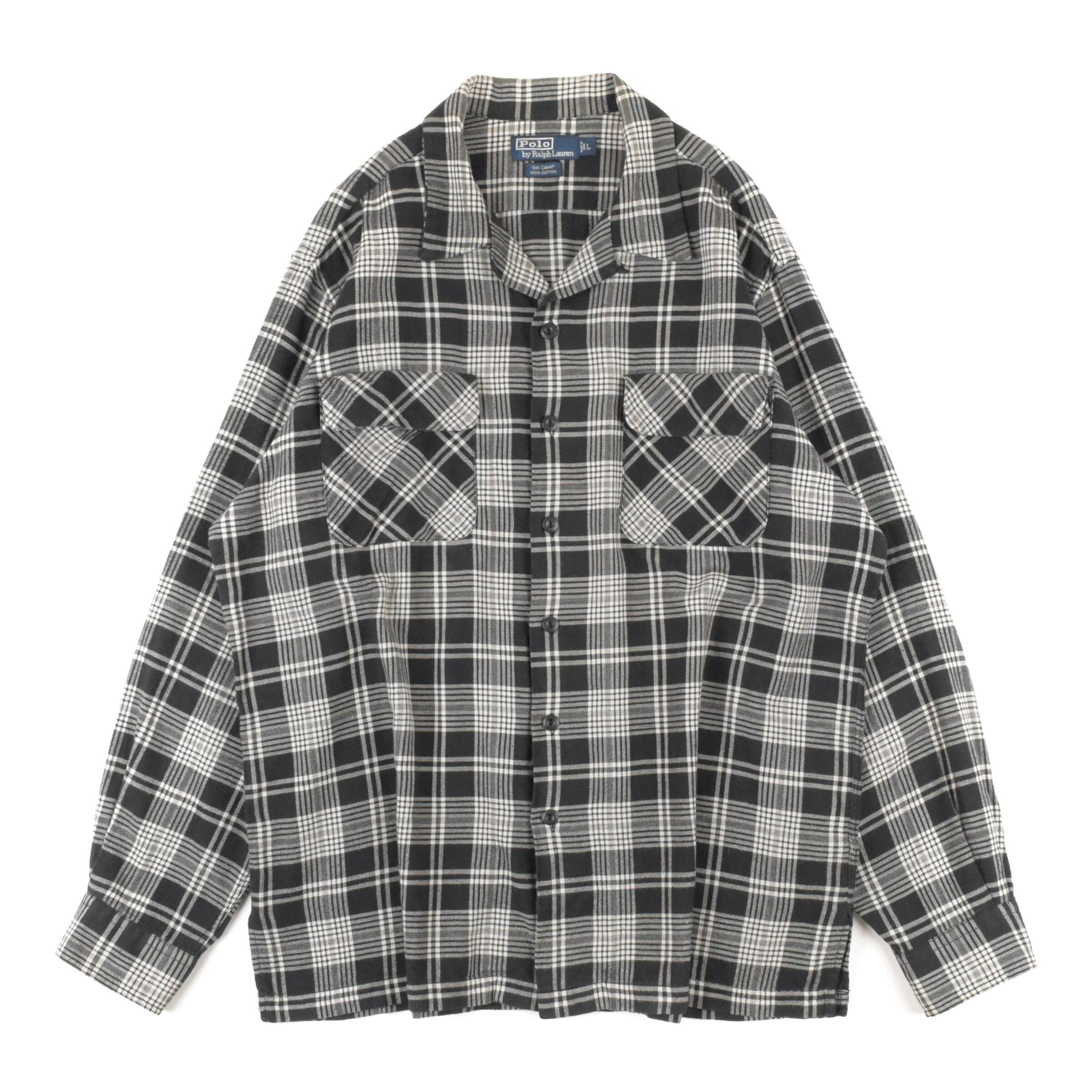 早い者勝ち‼️90's ラルフローレン SKI CAMP オンブレ　ネルシャツ 90s Polo Ralph Lauren Shirt SKI CAMP / S | yowakeup