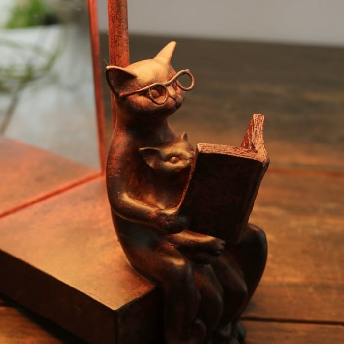 ウォールランプ 壁掛けランプ テーブルランプ ネコ ランプ 読書 親子猫