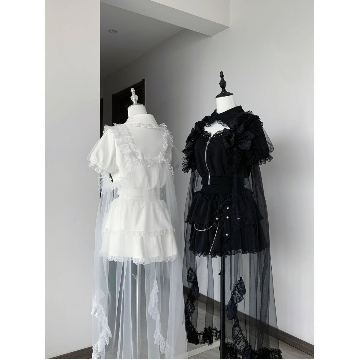 天使と悪魔のヴェールフリルセットアップ | Maiden's Rêve
