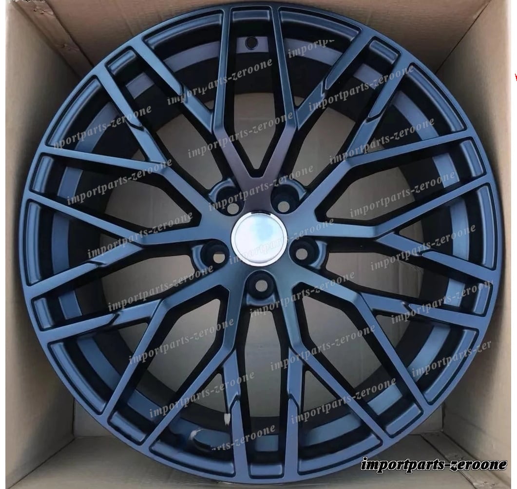 アウディホイール 22インチ マットブラックスタイル ホイール アウディ C7 S7 D4 D5 A8