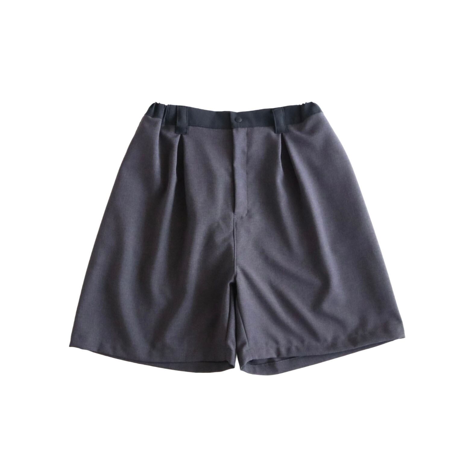 6月中旬までにお届け】nancoinancoi box tuck wide wide fit short
